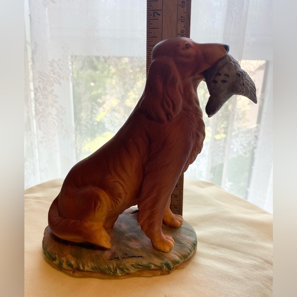 🐾Vintage Signed Dave Grossmam Irish Setter Figurine (1981), JAPAN 🐾 - Picture 6 of 8